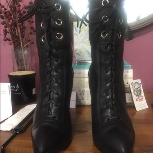 Miu Miu black booties